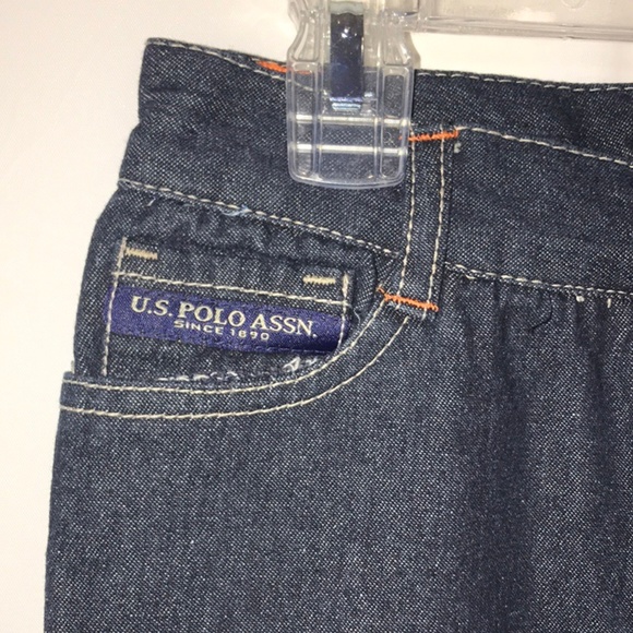 U.S. Polo Association Boys Blue Jeans Size 5 - Picture 3 of 7